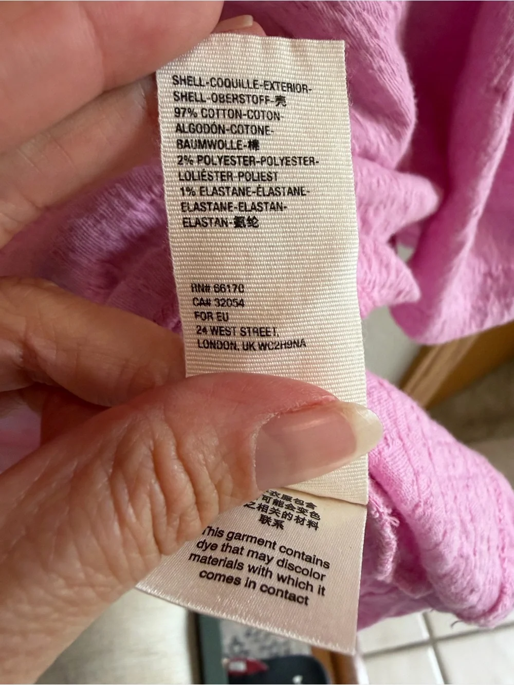 Free People pink oversized